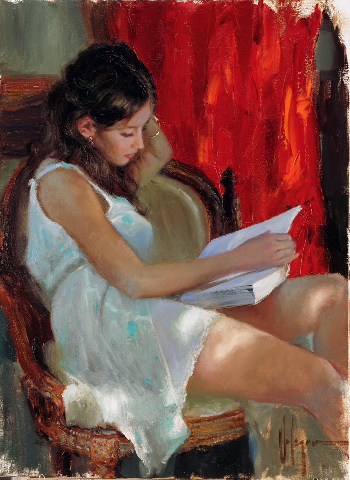 Vladimir Volegov - Reading a Novel